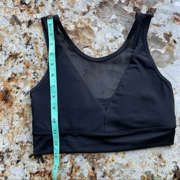 90 Degree, Black, Mesh, Sports Bra/Crop Top, SZ M - Picture 9 of 9
